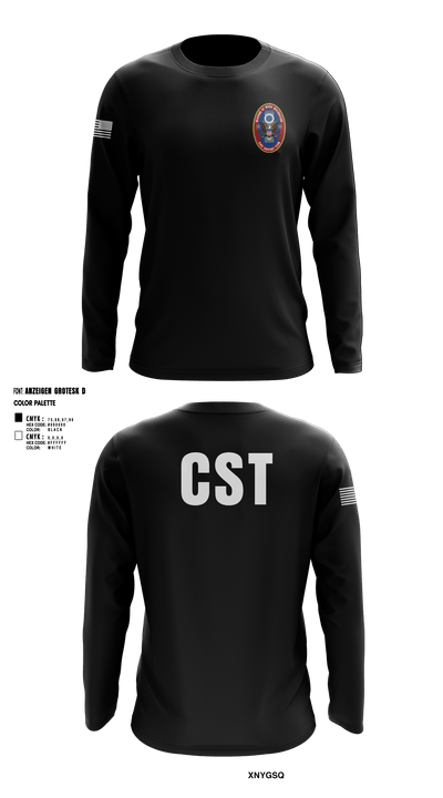 95th WMD CST 43629345 Long Sleeve Performance Shirt - 8