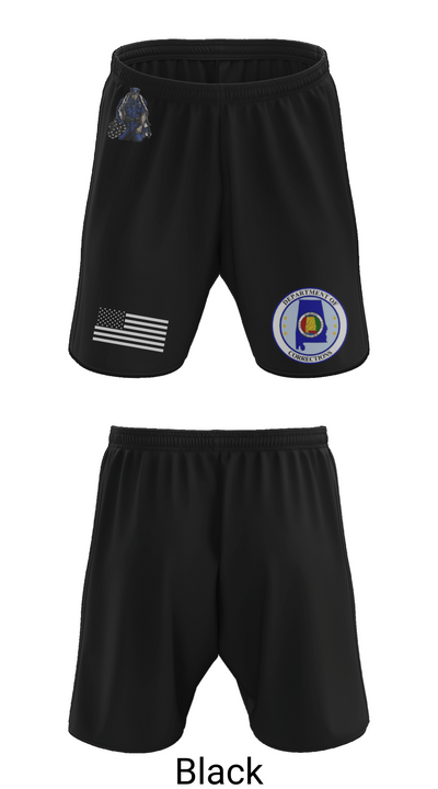 Alabama Department of Corrections 68414517 Athletic Shorts With Pockets - 28