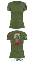 2nd battalion , 5th marines 24744641 Women's Short Sleeve V-neck Shirt - 38