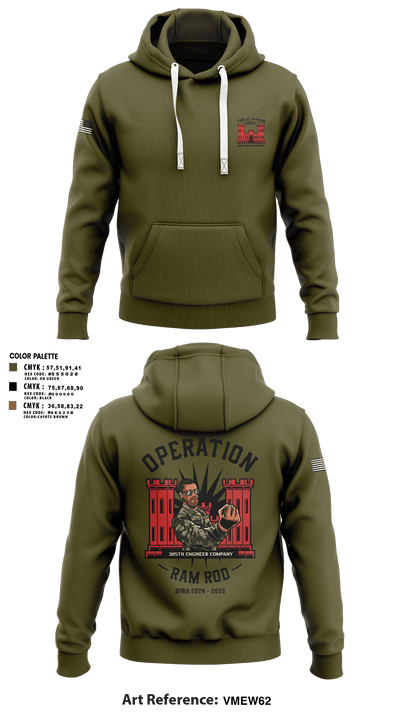 305th En Co 82429511 Hoodie - 5