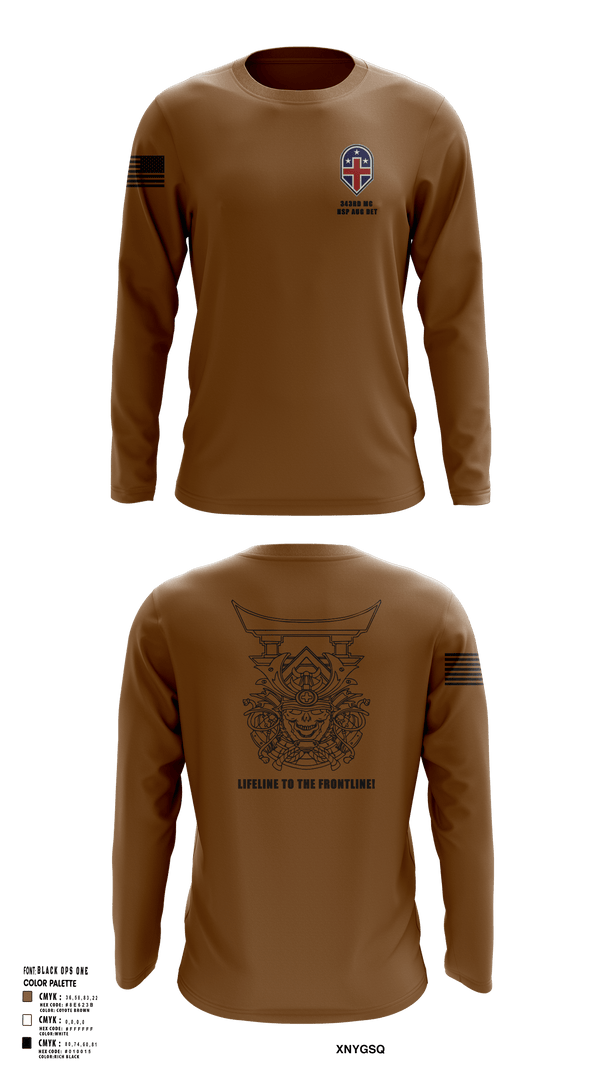 Long Sleeve Performance Shirt, 343rd Medical Hospital Augmentation Detachment, , Teamtime, Team time, sublimation, custom sports apparel, team uniforms, spirit wear, spiritwear, sports uniforms, custom shirts, team store, custom team store, fundraiser sports, apparel fundraiser