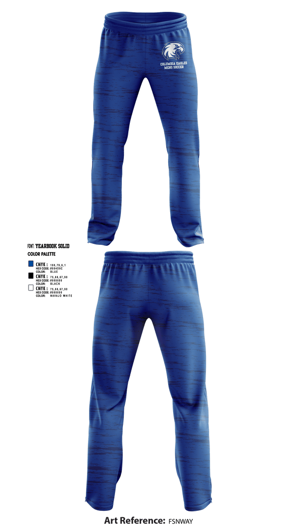 Sweatpants, Columbia Eagles, Men's Soccer, Teamtime, Team time, sublimation, custom sports apparel, team uniforms, spirit wear, spiritwear, sports uniforms, custom shirts, team store, custom team store, fundraiser sports, apparel fundraiser