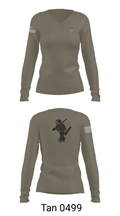 2-5 CAV Snipers 24011849 Women's Long Sleeve V-neck Shirt - 77