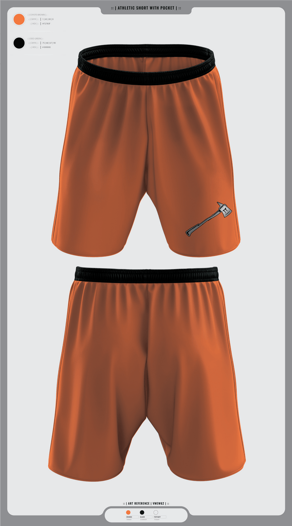 Athletic Shorts With Pockets, Hyacks Football, Football, Teamtime, Team time, sublimation, custom sports apparel, team uniforms, spirit wear, spiritwear, sports uniforms, custom shirts, team store, custom team store, fundraiser sports, apparel fundraiser