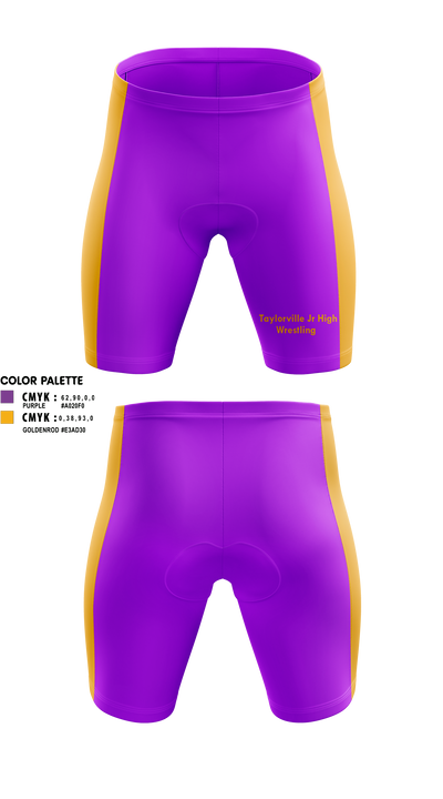 Taylorville Jr High 55200275 Men's Compression Shorts - 1