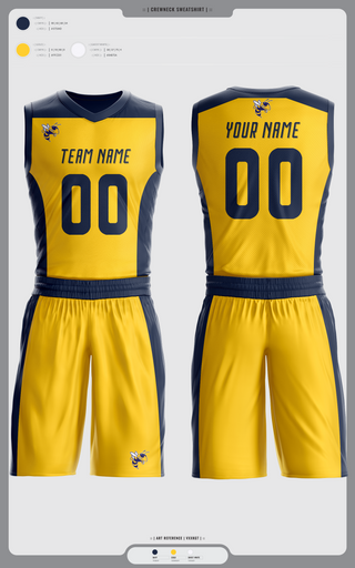 Basketball Uniform, Wynne Yellowjackets, Men's Basketball, Teamtime, Team time, sublimation, custom sports apparel, team uniforms, spirit wear, spiritwear, sports uniforms, custom shirts, team store, custom team store, fundraiser sports, apparel fundraiser