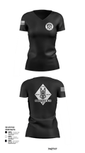 GCSO K9 19813935 Women's Short Sleeve V-neck Shirt - 102
