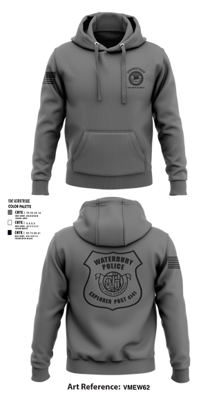 Hoodie, Waterbury Police Explorers, , Teamtime, Team time, sublimation, custom sports apparel, team uniforms, spirit wear, spiritwear, sports uniforms, custom shirts, team store, custom team store, fundraiser sports, apparel fundraiser