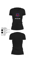 167th air wing 60974833 Women's Short Sleeve V-neck Shirt - 24