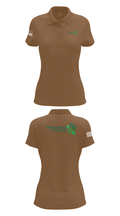 Moils Lawn and landscape 2540388 Women's Short Sleeve Performance Polo  - 17