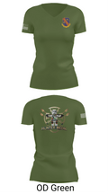 1-148th HHB Medics 16650436 Women's Short Sleeve V-neck Shirt - 46