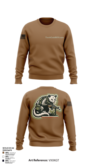 Crew Neck Sweatshirt, TactiCuhRGV.com, Police, Teamtime, Team time, sublimation, custom sports apparel, team uniforms, spirit wear, spiritwear, sports uniforms, custom shirts, team store, custom team store, fundraiser sports, apparel fundraiser