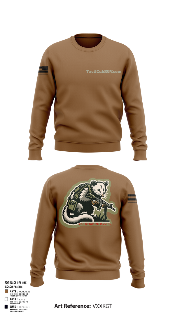 Crew Neck Sweatshirt, TactiCuhRGV.com, Police, Teamtime, Team time, sublimation, custom sports apparel, team uniforms, spirit wear, spiritwear, sports uniforms, custom shirts, team store, custom team store, fundraiser sports, apparel fundraiser