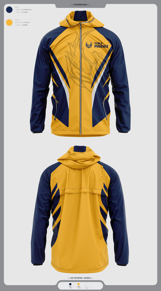 Windbreaker, TYWLS Phoenix, Spirit Store, Teamtime, Team time, sublimation, custom sports apparel, team uniforms, spirit wear, spiritwear, sports uniforms, custom shirts, team store, custom team store, fundraiser sports, apparel fundraiser