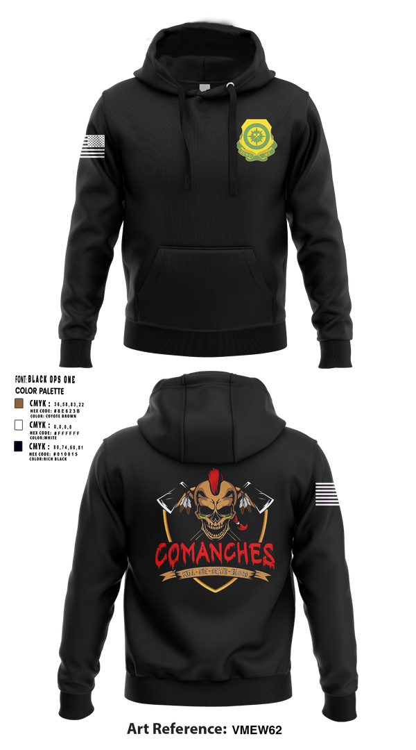 Hoodie, C Co., 795th MP BN, Army, Teamtime, Team time, sublimation, custom sports apparel, team uniforms, spirit wear, spiritwear, sports uniforms, custom shirts, team store, custom team store, fundraiser sports, apparel fundraiser