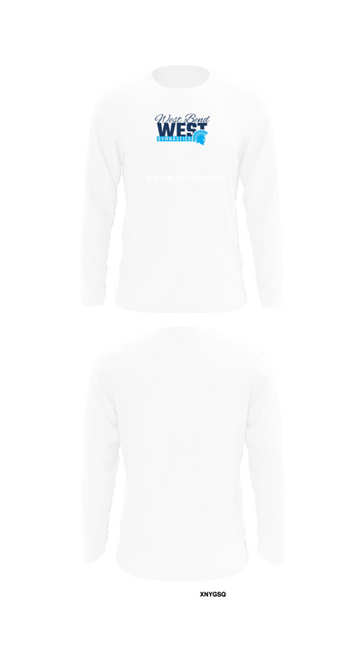 West Bend West Gymnastics 52133716 Long Sleeve Performance Shirt 8