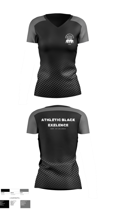 Mcp Lloyd Track and Field 30078558 Women's Short Sleeve V-neck Shirt - 2