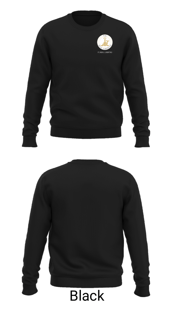 Crew Neck Sweatshirt, FC REAL LIBERTAD, Men's Soccer, Teamtime, Team time, sublimation, custom sports apparel, team uniforms, spirit wear, spiritwear, sports uniforms, custom shirts, team store, custom team store, fundraiser sports, apparel fundraiser