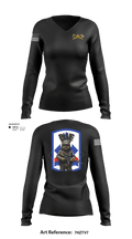 undefined Women's Long Sleeve V-neck Shirt -1 1