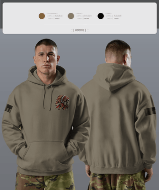 Hoodie, Comanche Squad, Army, Teamtime, Team time, sublimation, custom sports apparel, team uniforms, spirit wear, spiritwear, sports uniforms, custom shirts, team store, custom team store, fundraiser sports, apparel fundraiser