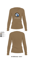 24th Special Troops Brigade 40450029 Women's Long Sleeve V-neck Shirt - 2