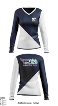 YAC Foundation (Young Athletes For Christ) 20003794 Women's Long Sleeve V-neck Shirt - 3