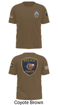 Crowley Police Department 8097883 Old School Cotton Feel Shirt - 10
