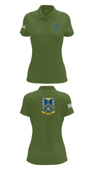 Womens Short Sleeve Performance Polo, 718 CES, Air Force, Teamtime, Team time, sublimation, custom sports apparel, team uniforms, spirit wear, spiritwear, sports uniforms, custom shirts, team store, custom team store, fundraiser sports, apparel fundraiser