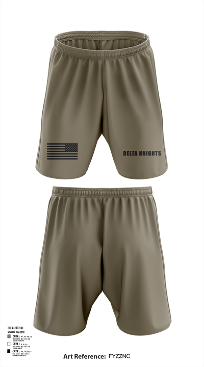 Delta Knights 65030164 Athletic Shorts With Pockets - 102
