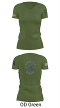 BLACKOUT LE-MC 82961790 Women's Short Sleeve V-neck Shirt - 46