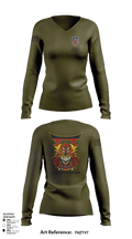 343rd Medical Hospital Augmentation Detachment 45513256 Women's Long Sleeve V-neck Shirt - 148
