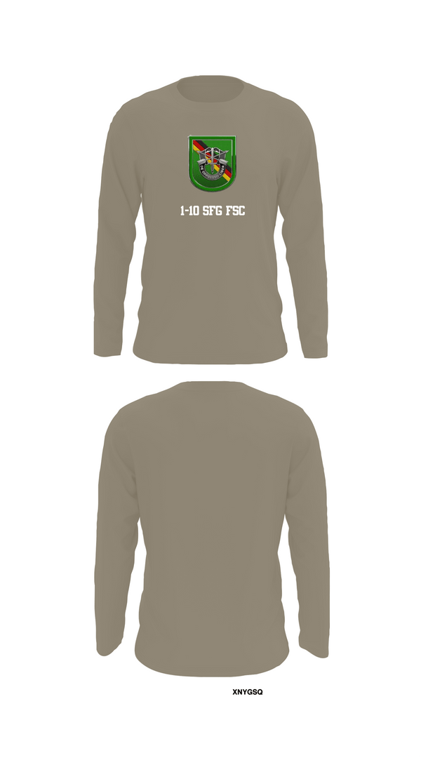Long Sleeve Performance Shirt, 1-10 SFG FSC, Army, Teamtime, Team time, sublimation, custom sports apparel, team uniforms, spirit wear, spiritwear, sports uniforms, custom shirts, team store, custom team store, fundraiser sports, apparel fundraiser
