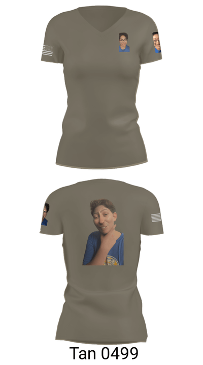 Quasar 99-Q 24782003 Women's Short Sleeve V-neck Shirt - 65