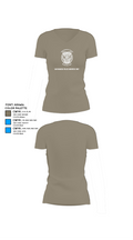 San Marcos Police Mounted Unit 48191371 Women's Short Sleeve V-neck Shirt - 61