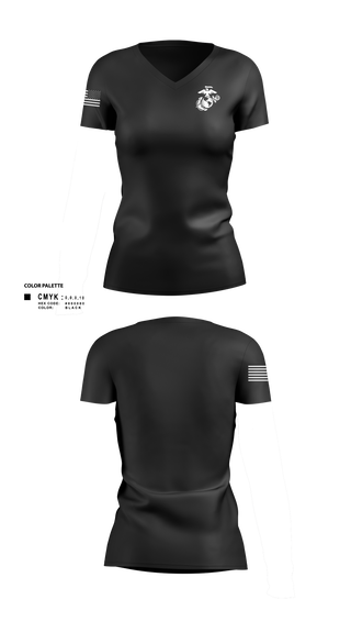 Womens Short Sleeve Vneck Shirt, OPF, Marines, Teamtime, Team time, sublimation, custom sports apparel, team uniforms, spirit wear, spiritwear, sports uniforms, custom shirts, team store, custom team store, fundraiser sports, apparel fundraiser