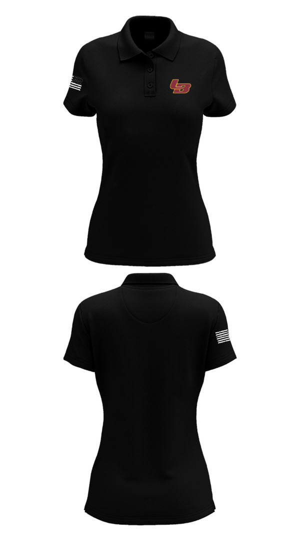 Womens Short Sleeve Performance Polo, Los Banos High School Cross Country, Cross Country, Teamtime, Team time, sublimation, custom sports apparel, team uniforms, spirit wear, spiritwear, sports uniforms, custom shirts, team store, custom team store, fundraiser sports, apparel fundraiser