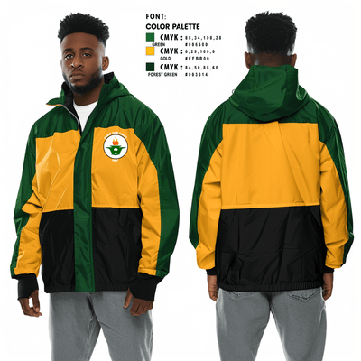 Huron High School Golf 78087390 Windbreaker - 2