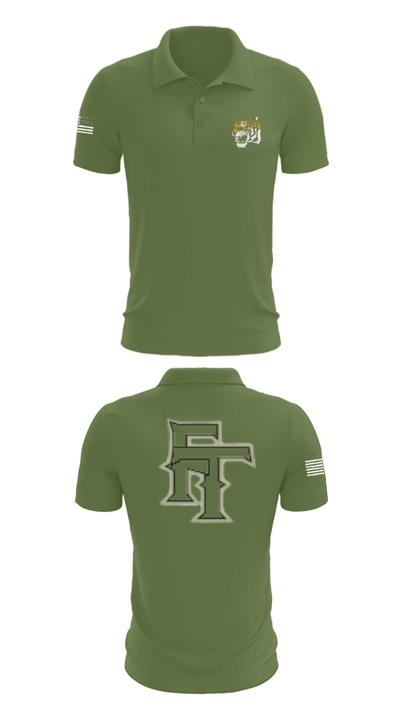 Fort Towson Junior High School Cheer 44003548 Short Sleeve Performance Polo - 21