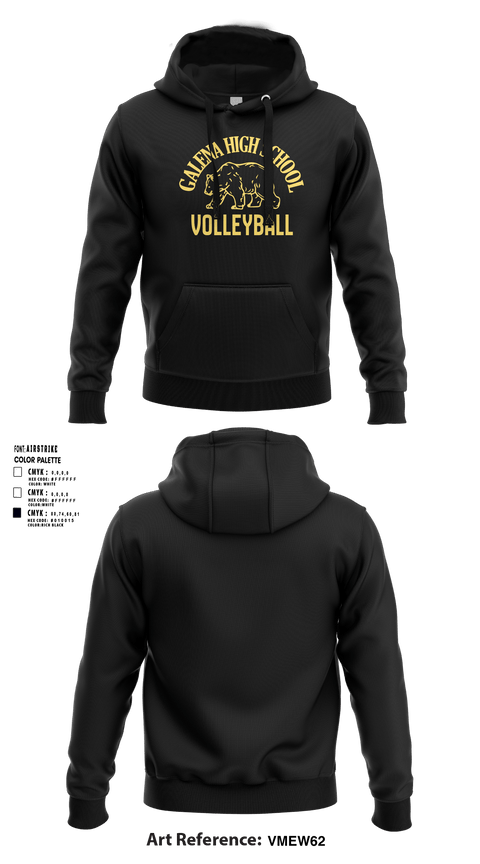 Hoodie, Galena High School Volleyball, Women's Volleyball, Teamtime, Team time, sublimation, custom sports apparel, team uniforms, spirit wear, spiritwear, sports uniforms, custom shirts, team store, custom team store, fundraiser sports, apparel fundraiser