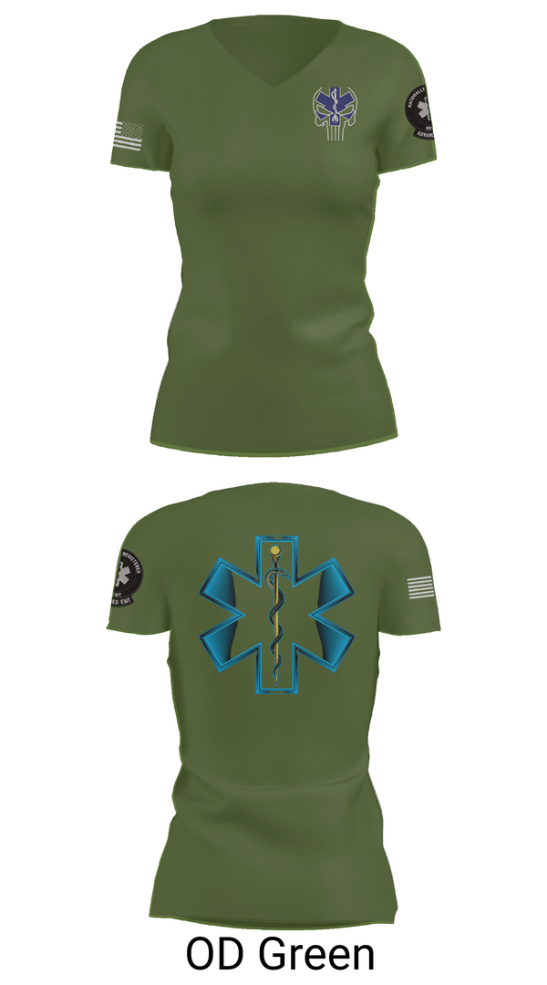Womens Short Sleeve Vneck Shirt, 700, Army, Teamtime, Team time, sublimation, custom sports apparel, team uniforms, spirit wear, spiritwear, sports uniforms, custom shirts, team store, custom team store, fundraiser sports, apparel fundraiser