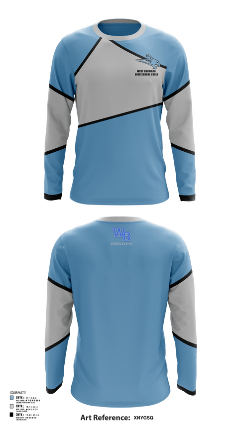 Long Sleeve Performance Shirt, West Broward High School Cheer, Cheer, Teamtime, Team time, sublimation, custom sports apparel, team uniforms, spirit wear, spiritwear, sports uniforms, custom shirts, team store, custom team store, fundraiser sports, apparel fundraiser