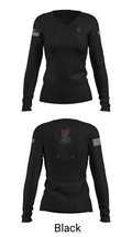 205th HHC 61096734 Women's Long Sleeve V-neck Shirt - 35