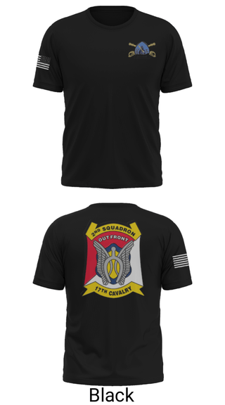 Old School Cotton Feel Shirt, B Troop 2-17 Cav REGT, , Teamtime, Team time, sublimation, custom sports apparel, team uniforms, spirit wear, spiritwear, sports uniforms, custom shirts, team store, custom team store, fundraiser sports, apparel fundraiser