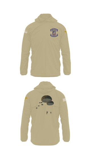 Windbreaker, 173rd Airborne Division, Army, Teamtime, Team time, sublimation, custom sports apparel, team uniforms, spirit wear, spiritwear, sports uniforms, custom shirts, team store, custom team store, fundraiser sports, apparel fundraiser