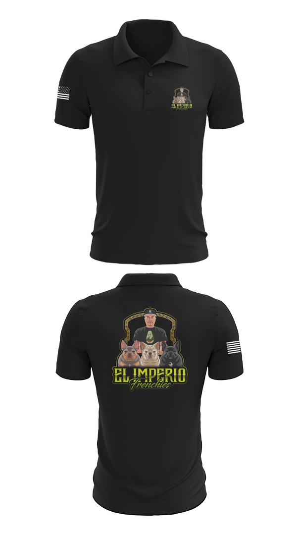 Short Sleeve Performance Polo, EL IMPERIO FRENCHIES, , Teamtime, Team time, sublimation, custom sports apparel, team uniforms, spirit wear, spiritwear, sports uniforms, custom shirts, team store, custom team store, fundraiser sports, apparel fundraiser