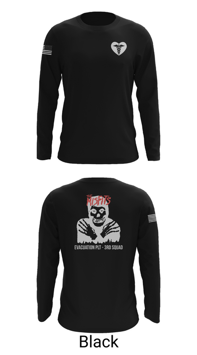 3rd squad 34801732 Long Sleeve Performance Shirt 26