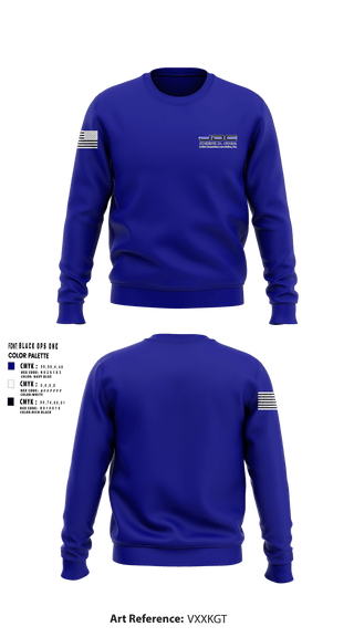 Crew Neck Sweatshirt, JDC PBA, Police, Teamtime, Team time, sublimation, custom sports apparel, team uniforms, spirit wear, spiritwear, sports uniforms, custom shirts, team store, custom team store, fundraiser sports, apparel fundraiser