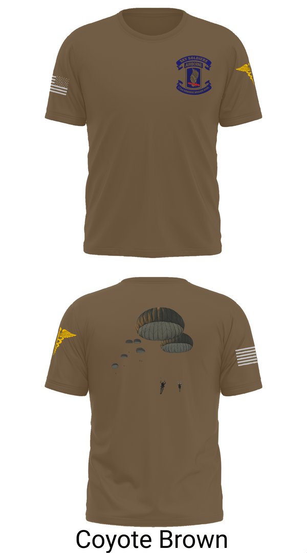Old School Cotton Feel Shirt, 173rd Airborne Division, Army, Teamtime, Team time, sublimation, custom sports apparel, team uniforms, spirit wear, spiritwear, sports uniforms, custom shirts, team store, custom team store, fundraiser sports, apparel fundraiser