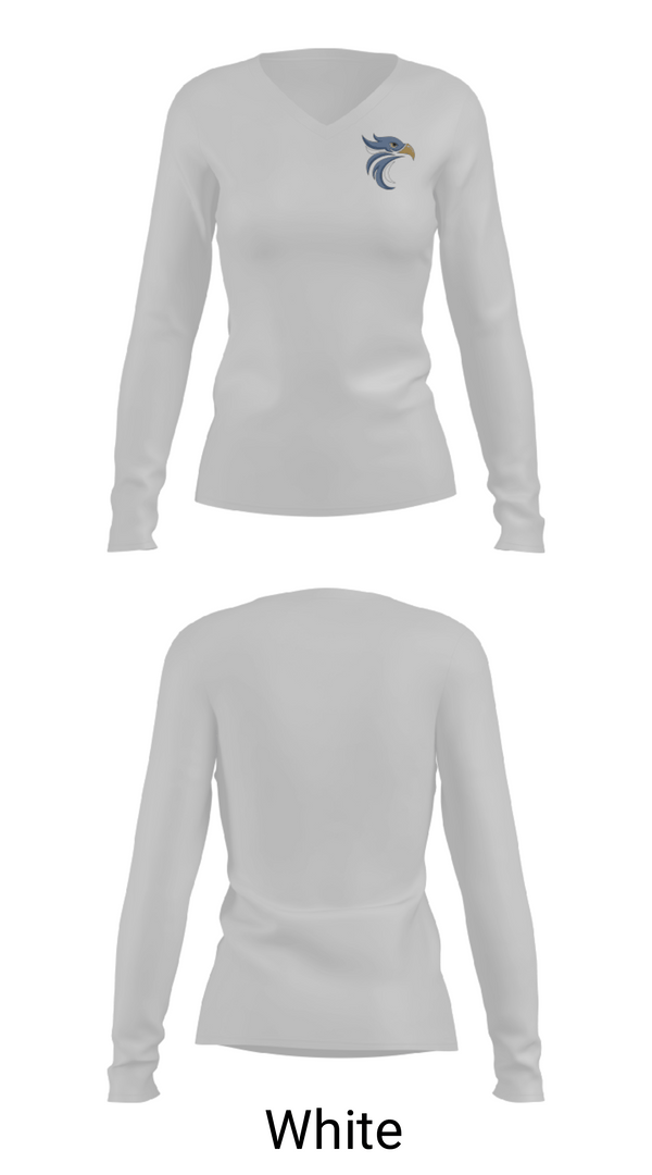 Women's Long Sleeve Vneck Shirt, Stephen Decatur High School Tennis, Tennis, Teamtime, Team time, sublimation, custom sports apparel, team uniforms, spirit wear, spiritwear, sports uniforms, custom shirts, team store, custom team store, fundraiser sports, apparel fundraiser