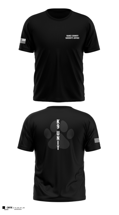 Vance County Sheriff's Office  K9 Unit 48237740 Short Sleeve Performance Shirt - 4